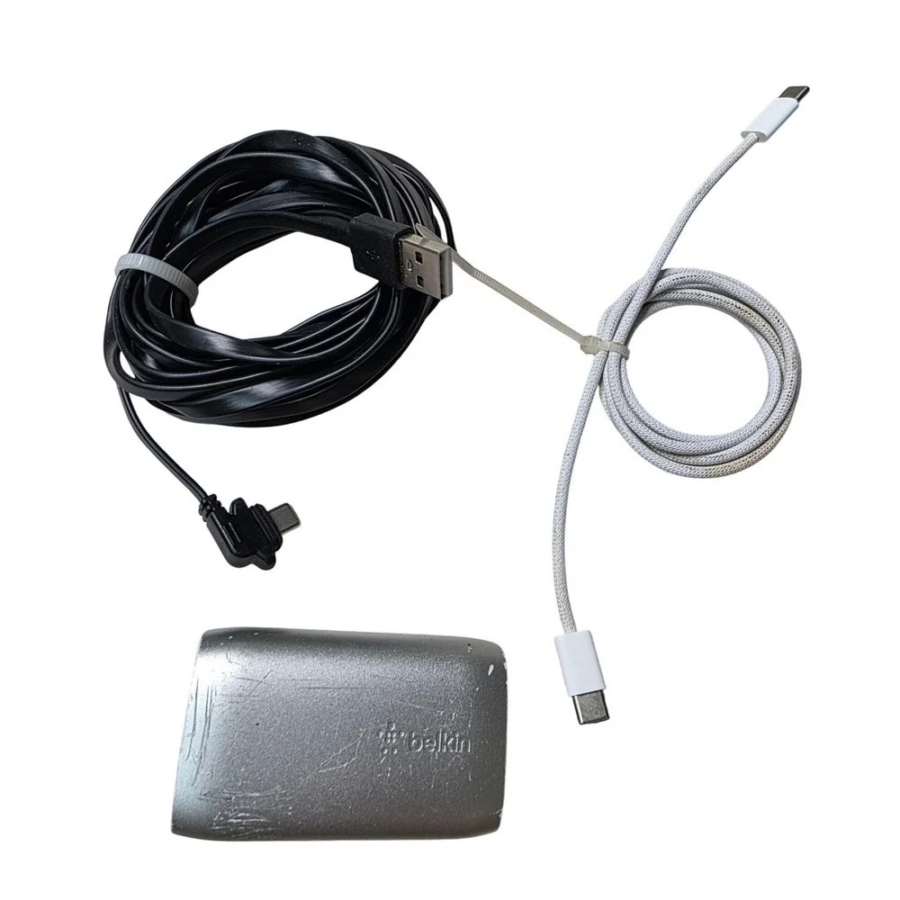 Belkin 37W USB PD Wall Charger PPS WCY006dq Silver Dual Port with 2 USB-C W4